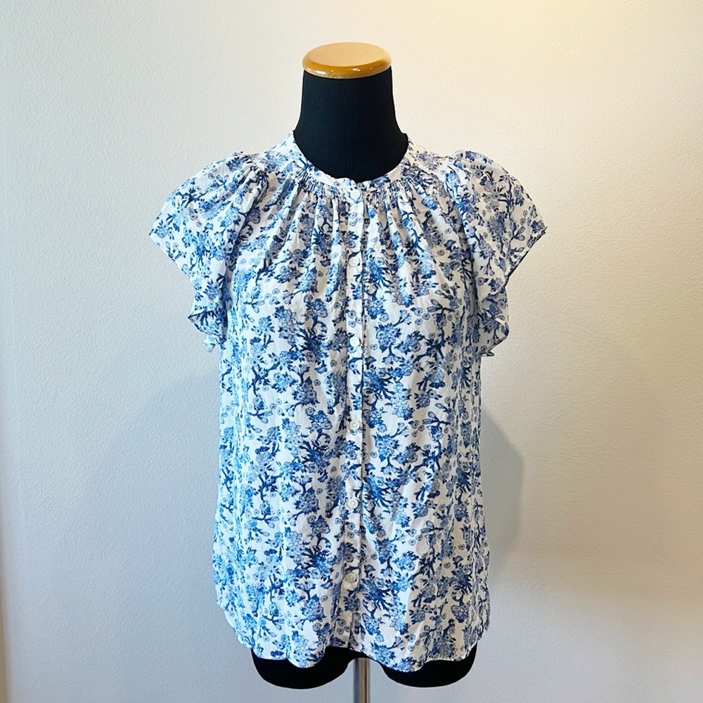 Rebecca Taylor Aimee Floral Top